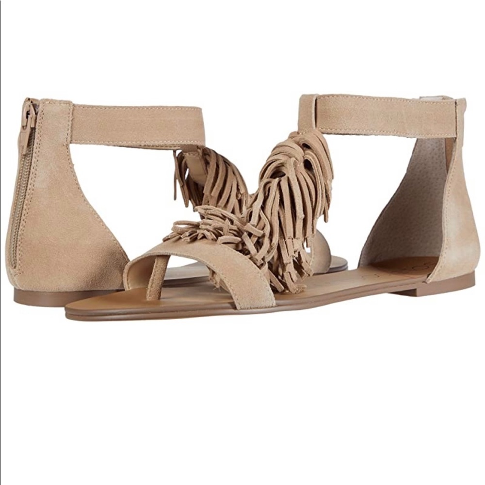 Sole Society Kona Fringe Sandal